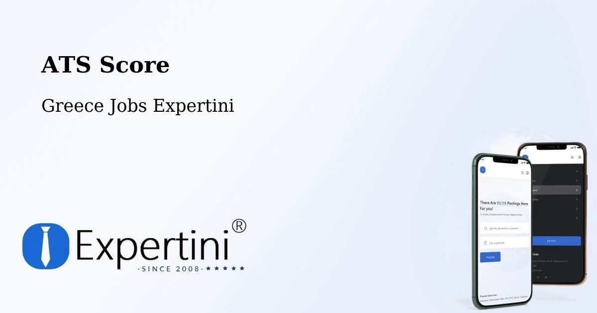 Resume ATS Score & Job Description Match Tool – Trílofos - Greece Jobs Expertini