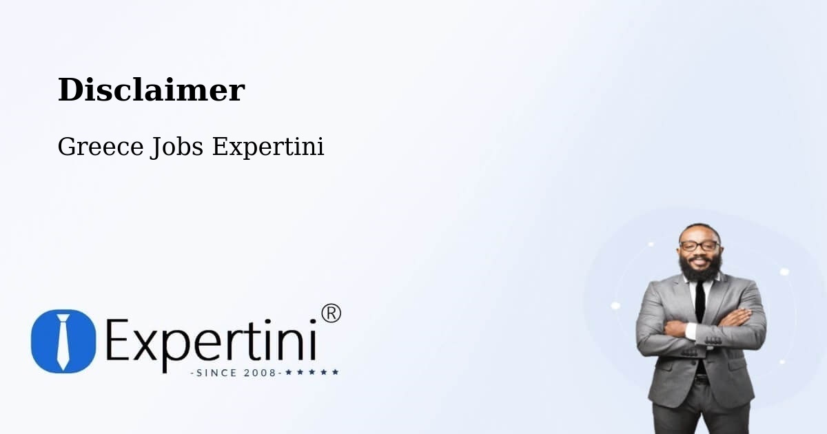 Disclaimer – Trílofos - Greece Jobs Expertini